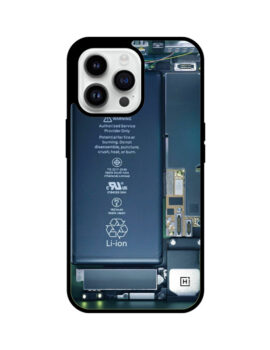 A Phone Circuit Hybrid Glass iPhone Case