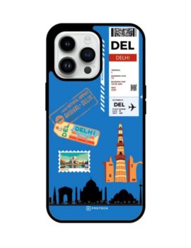 Boarding Delhi Hybrid Glass iPhone Case