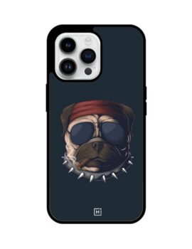 Cool Dog Hybrid Glass iPhone Case