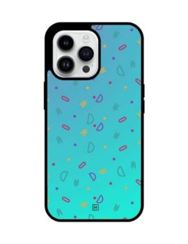 D Gradient Hybrid Glass iPhone Case