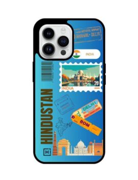 Hindustan Hybrid Glass iPhone Case