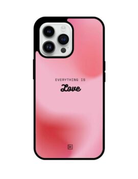 Love Hybrid Glass iPhone Case