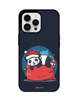 Panda Hybrid Glass iPhone Case